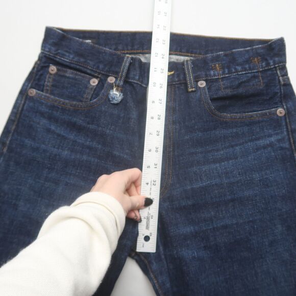 R13 Boyfriend Jeans Size 27 Baggy Oversized Dark Wash Blue - Picture 10 of 12